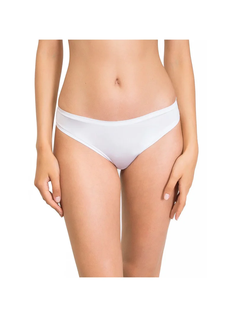1347 Brasiliana donna in microfibra - bianco