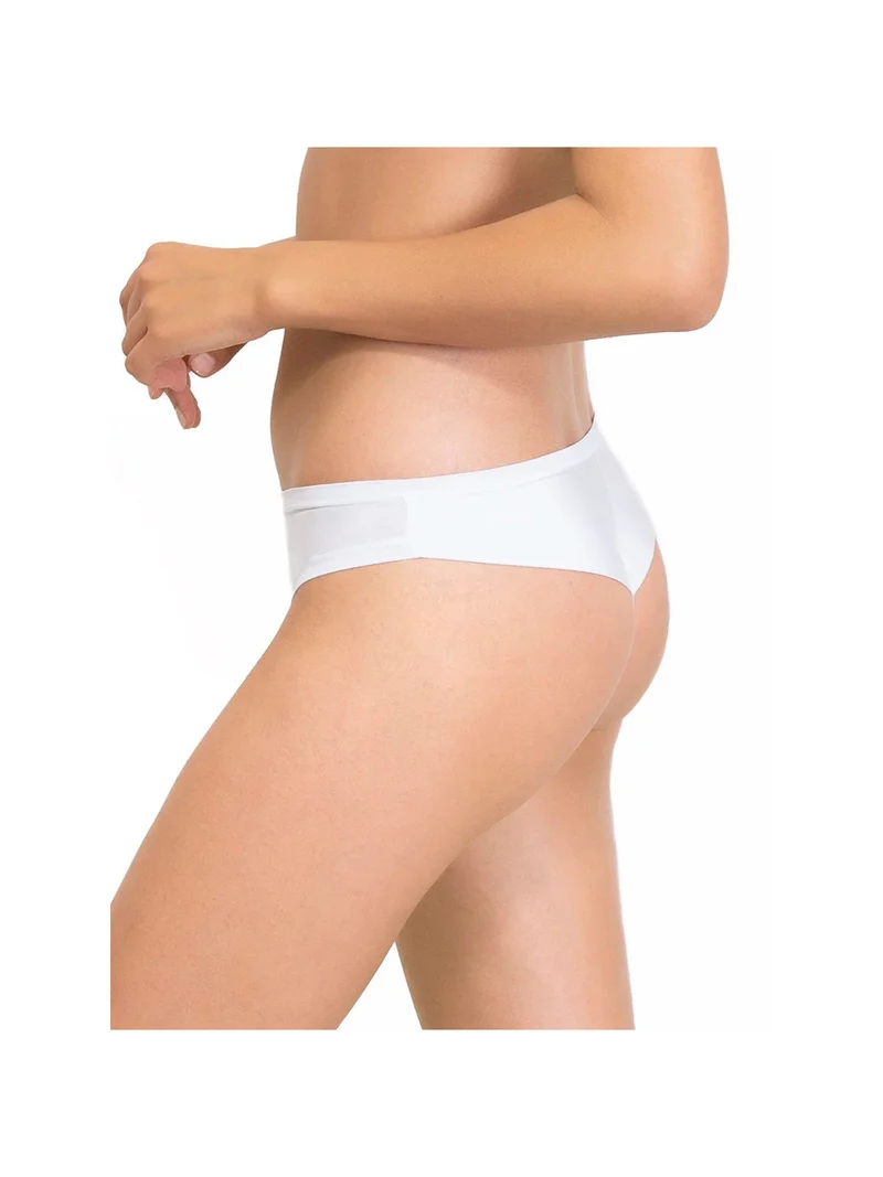 1347 Brasiliana donna in microfibra - bianco