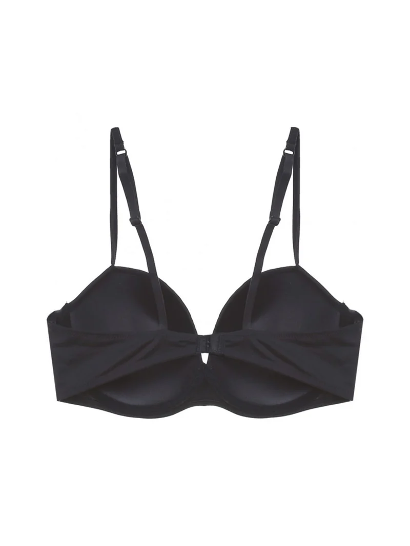 GAIA reggiseno balconcino con ferretto coppa B - nero