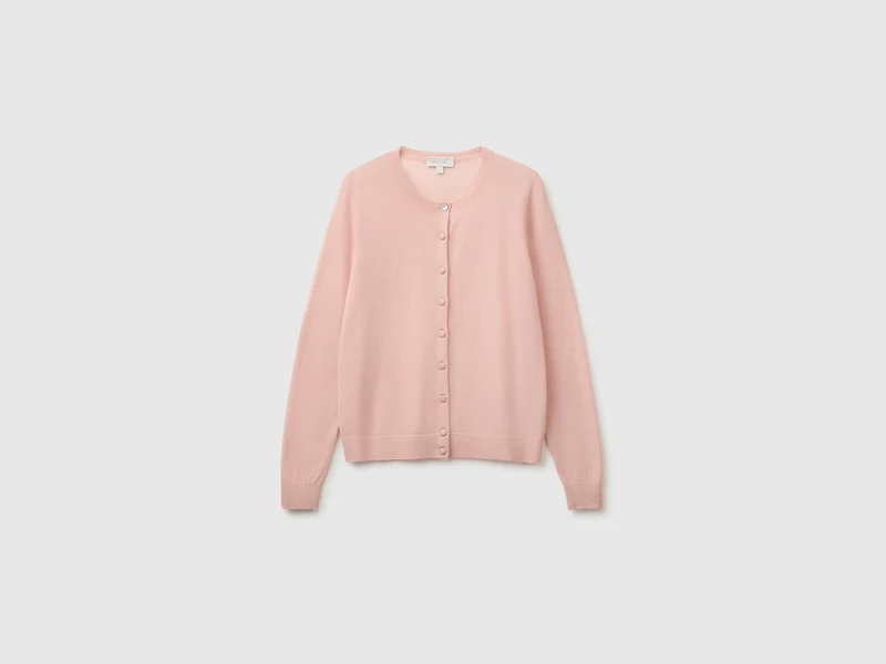 Ultraleichte Strickjacke aus Wollmischung