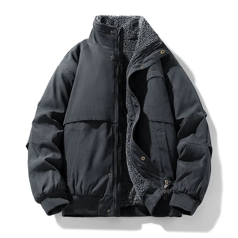 Elegant Fleece Lined Puffer Jacket