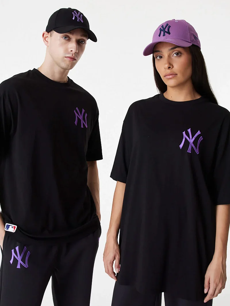 T-shirt unisex manica corta con logo - nero