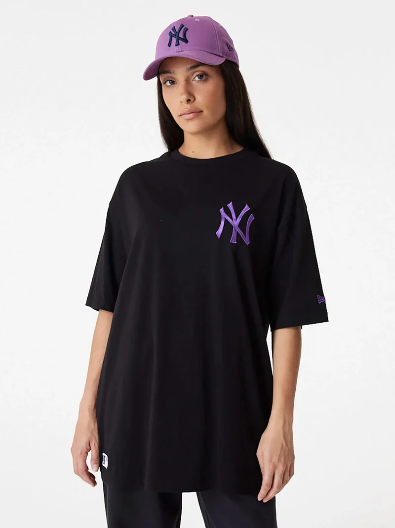 T-shirt unisex manica corta con logo - nero