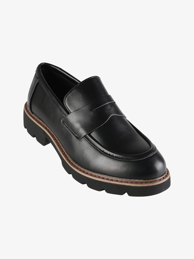 Mocassini donna in ecopelle - nero