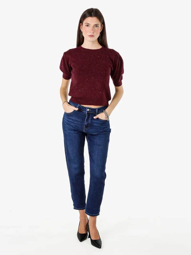 Jeans donna baggy con cavallo basso - jeans