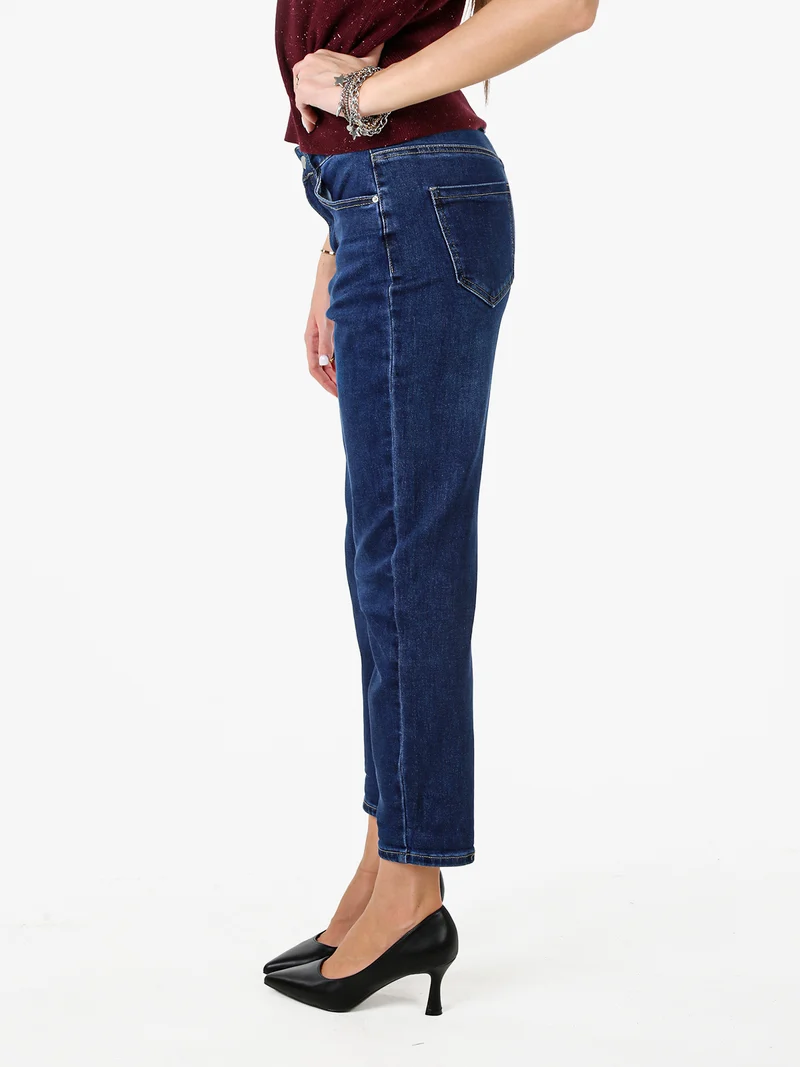 Jeans donna baggy con cavallo basso - jeans