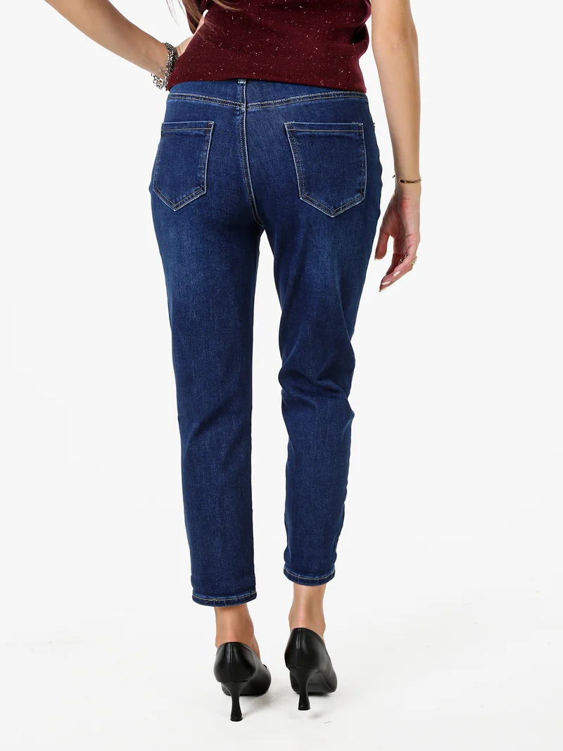 Jeans donna baggy con cavallo basso - jeans