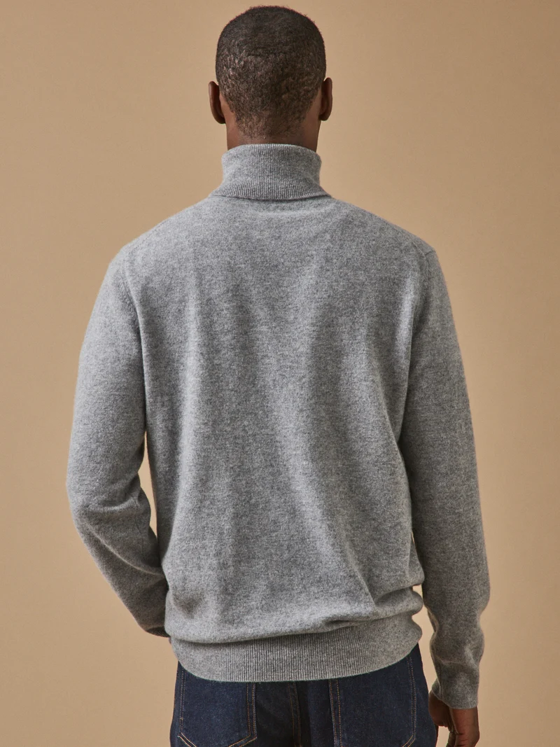 Herrenpullover mit Rollkragen - Cashmere-Kollektion