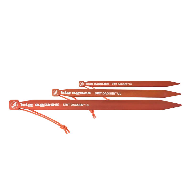 Dirt Dagger™ UL Tent Stakes: Pack of 6