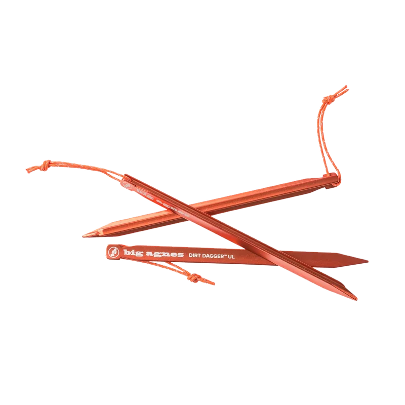 Dirt Dagger™ UL Tent Stakes: Pack of 6