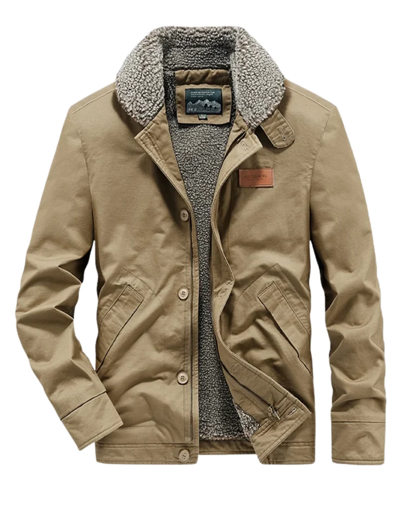 Elegant Wool Padded Jacket