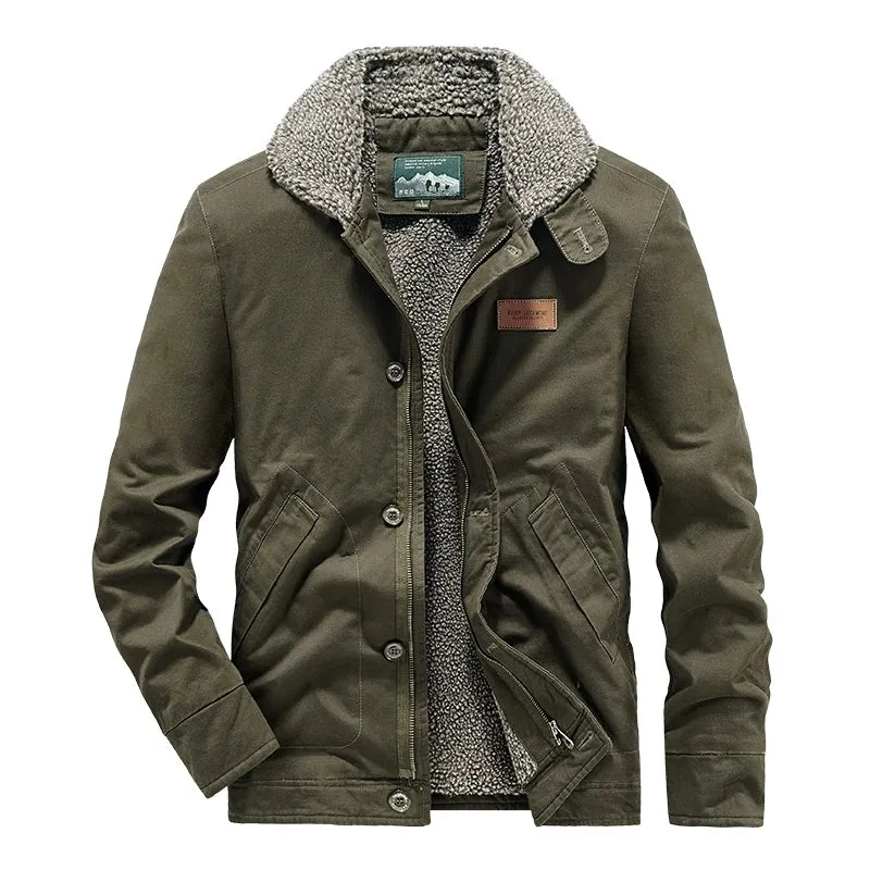 Elegant Wool Padded Jacket