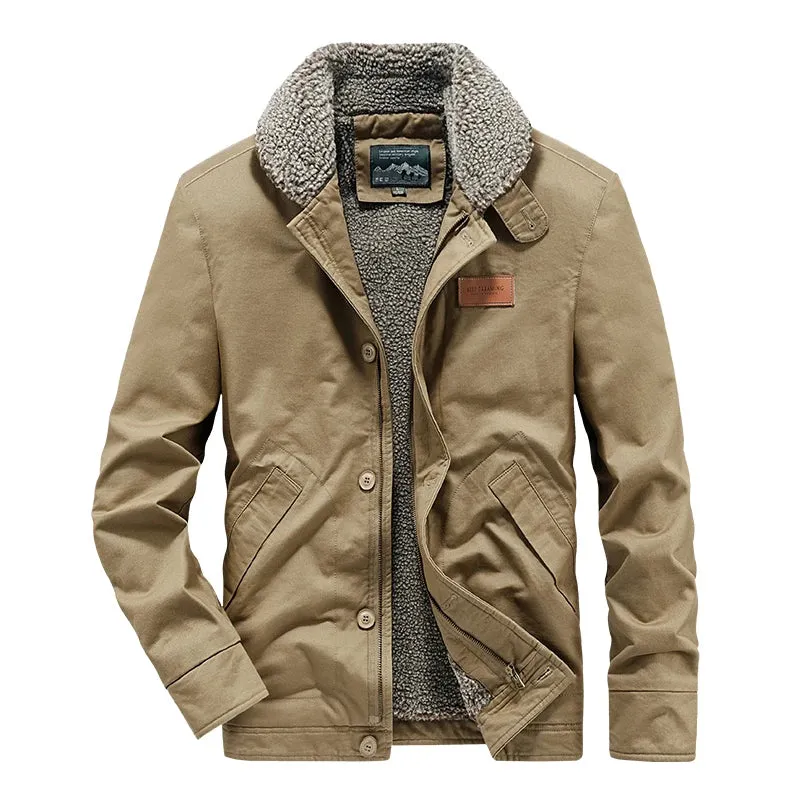 Elegant Wool Padded Jacket