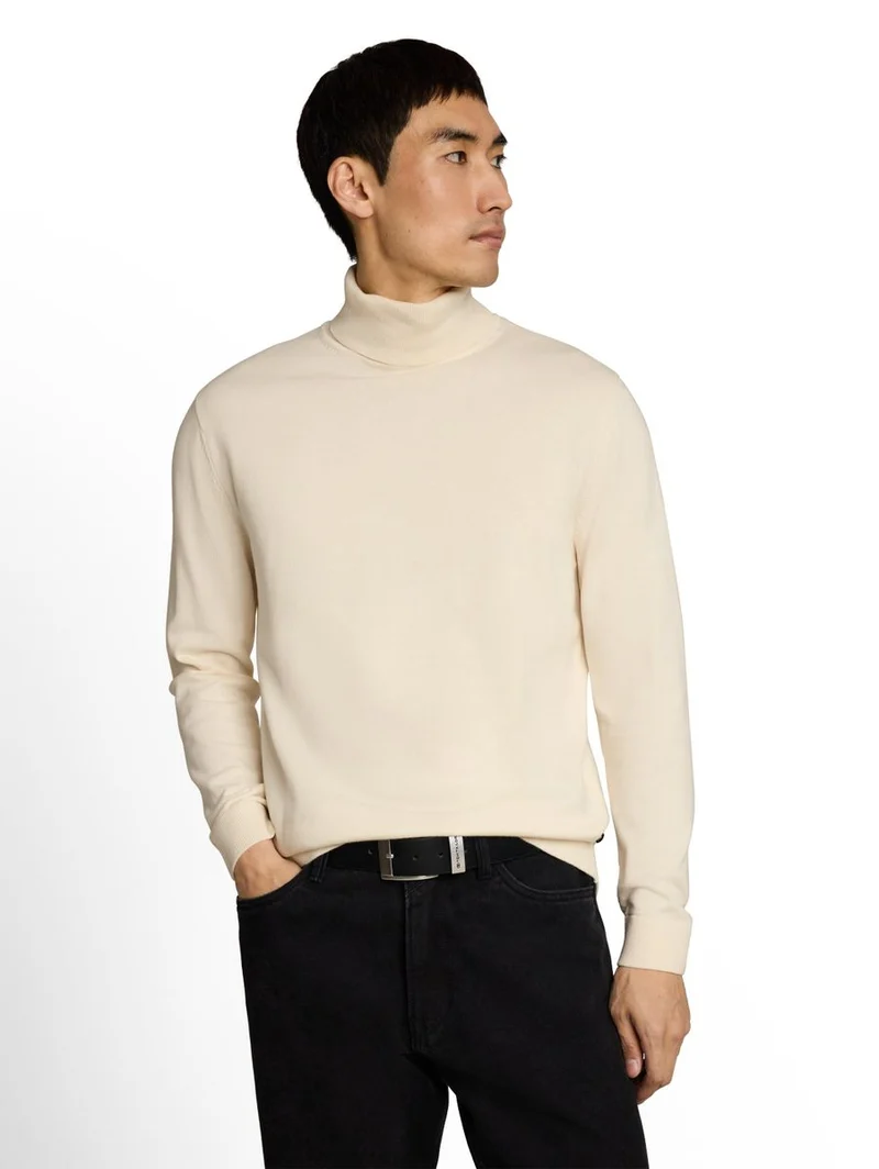 Rollkragenpullover aus Baumwolle