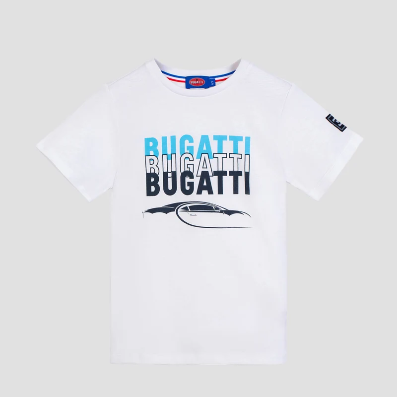 BUGATTI KIDS CHIRON OUTLINE T-SHIRT