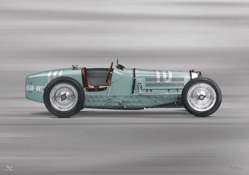 BUGATTI TYPE 59 - Side