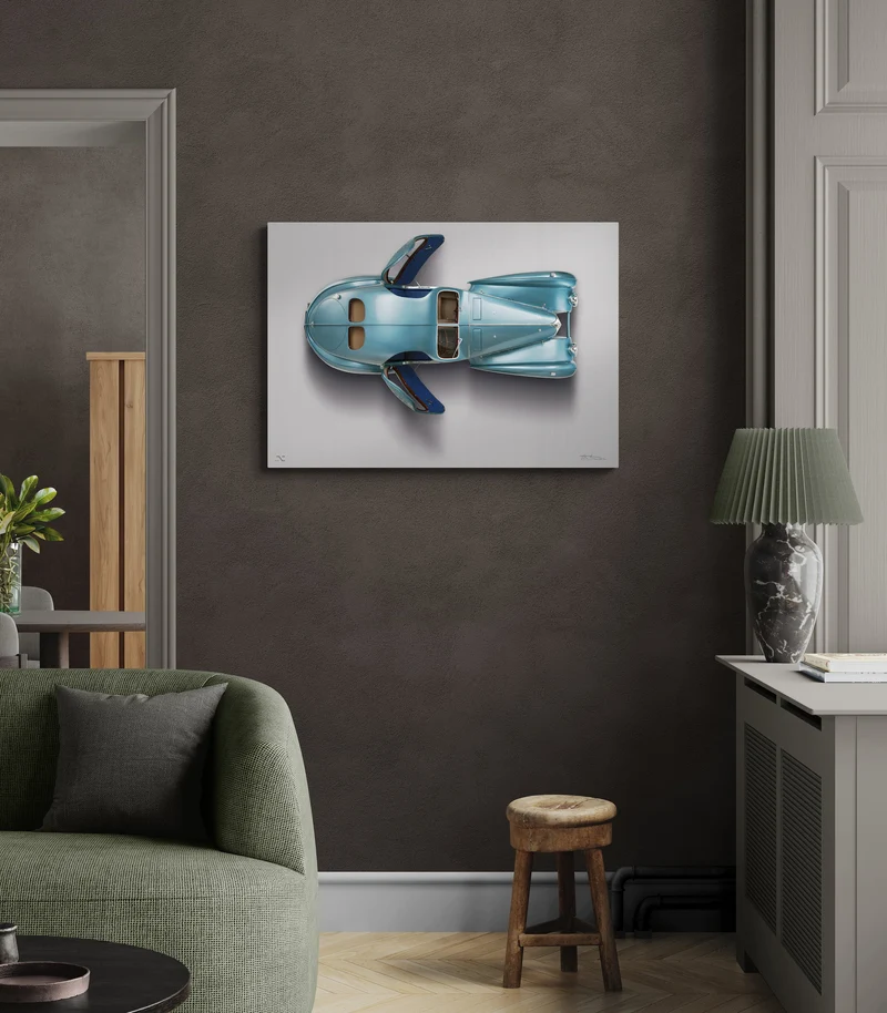 BUGATTI TYPE 57SC ATLANTIC - Overhead
