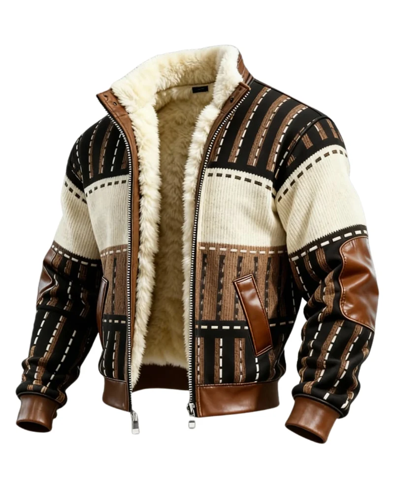 Retro Fleece Lined Jacket