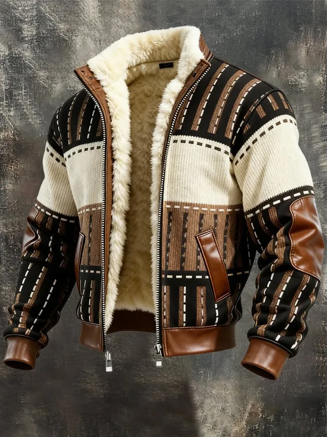 Retro Fleece Lined Jacket