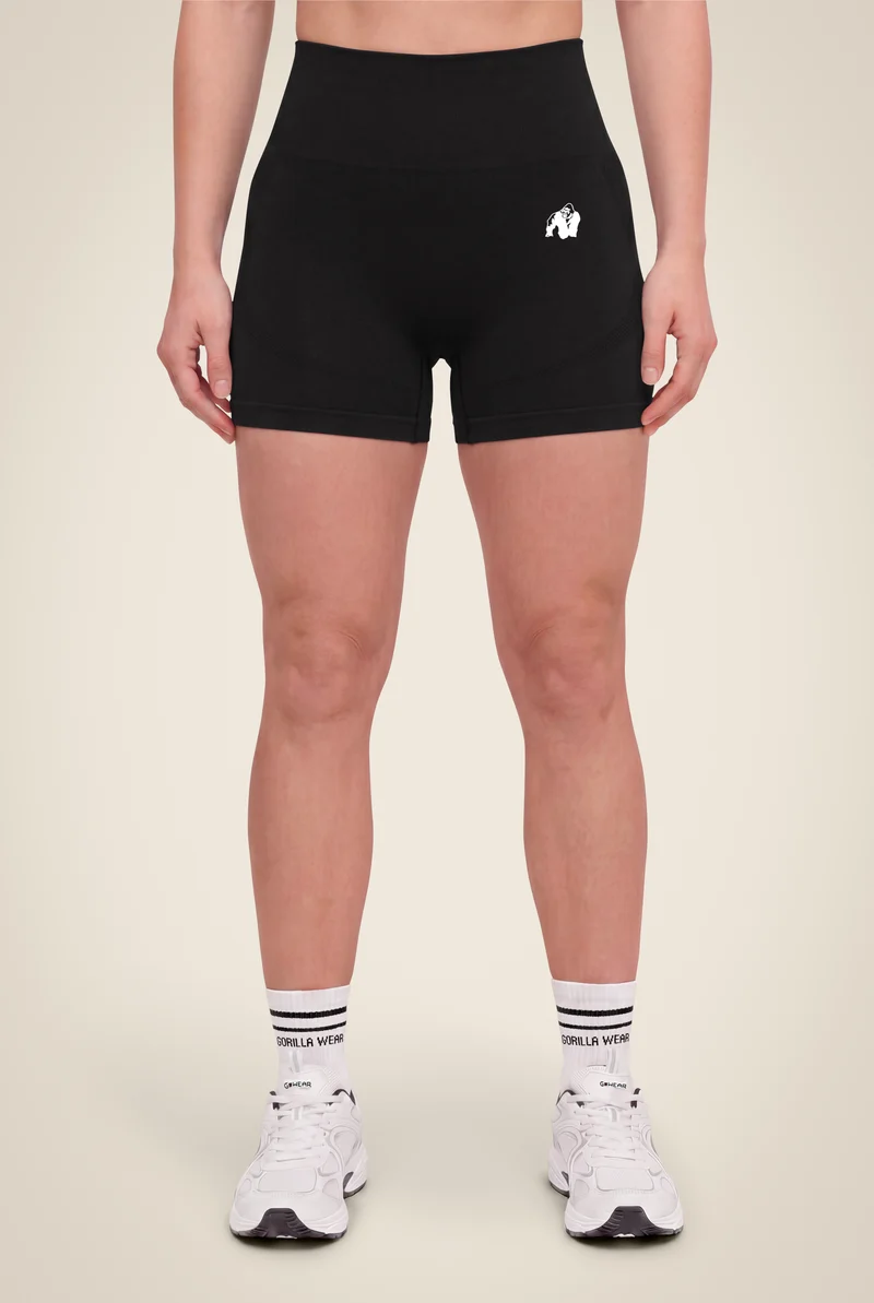 Olivia Seamless Shorts - Black