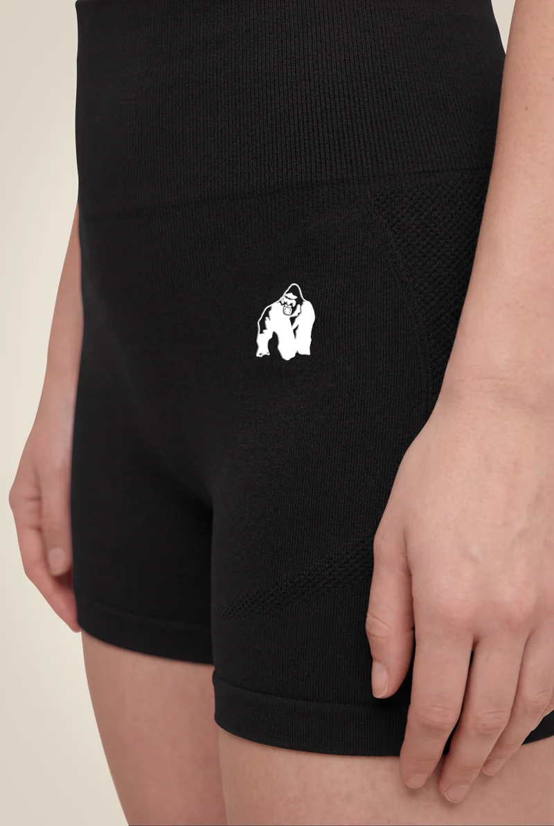 Olivia Seamless Shorts - Black