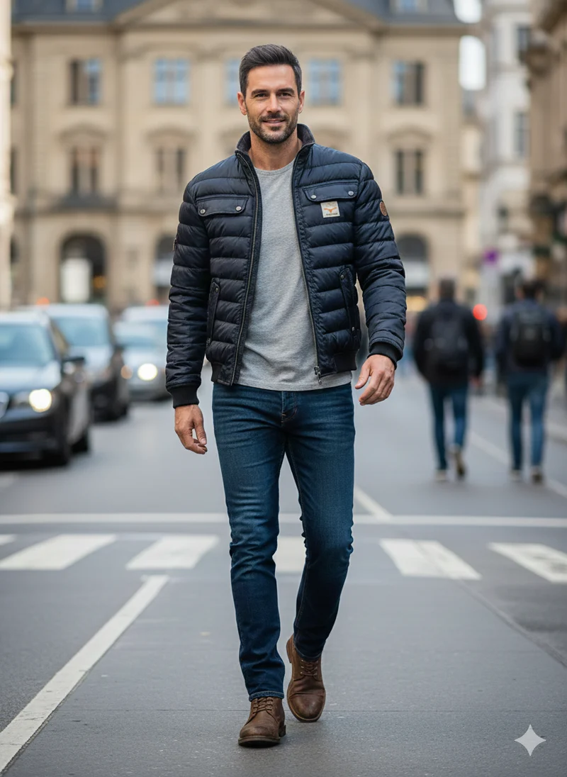 Elegant Urban Padded Jacket