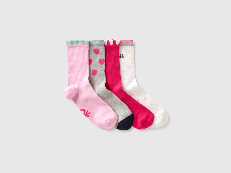 Vier Paar Frotteesocken