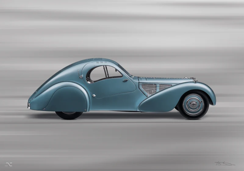 BUGATTI TYPE 57SC ATLANTIC - Side