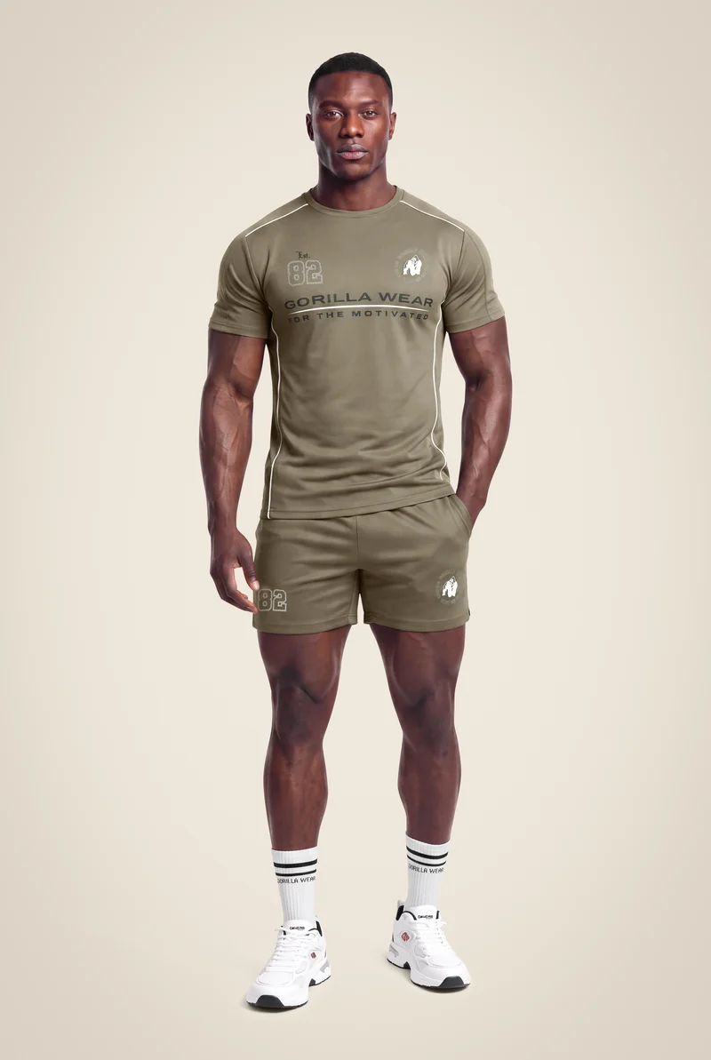 Broxton T-Shirt & Shorts Set - Army Green
