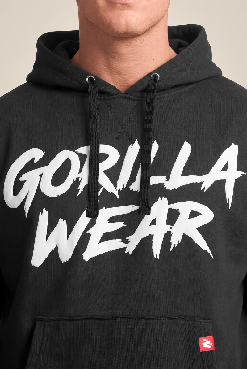 Asheville Raw Hoodie - Black