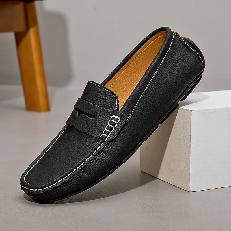 Chic Leather Loafers