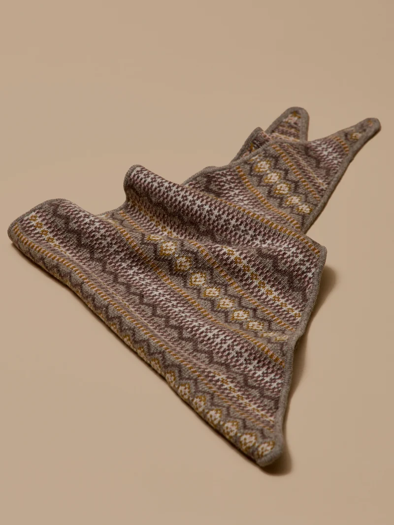 Dreiecksschal mit Jacquard-Muster, für Erwachsene