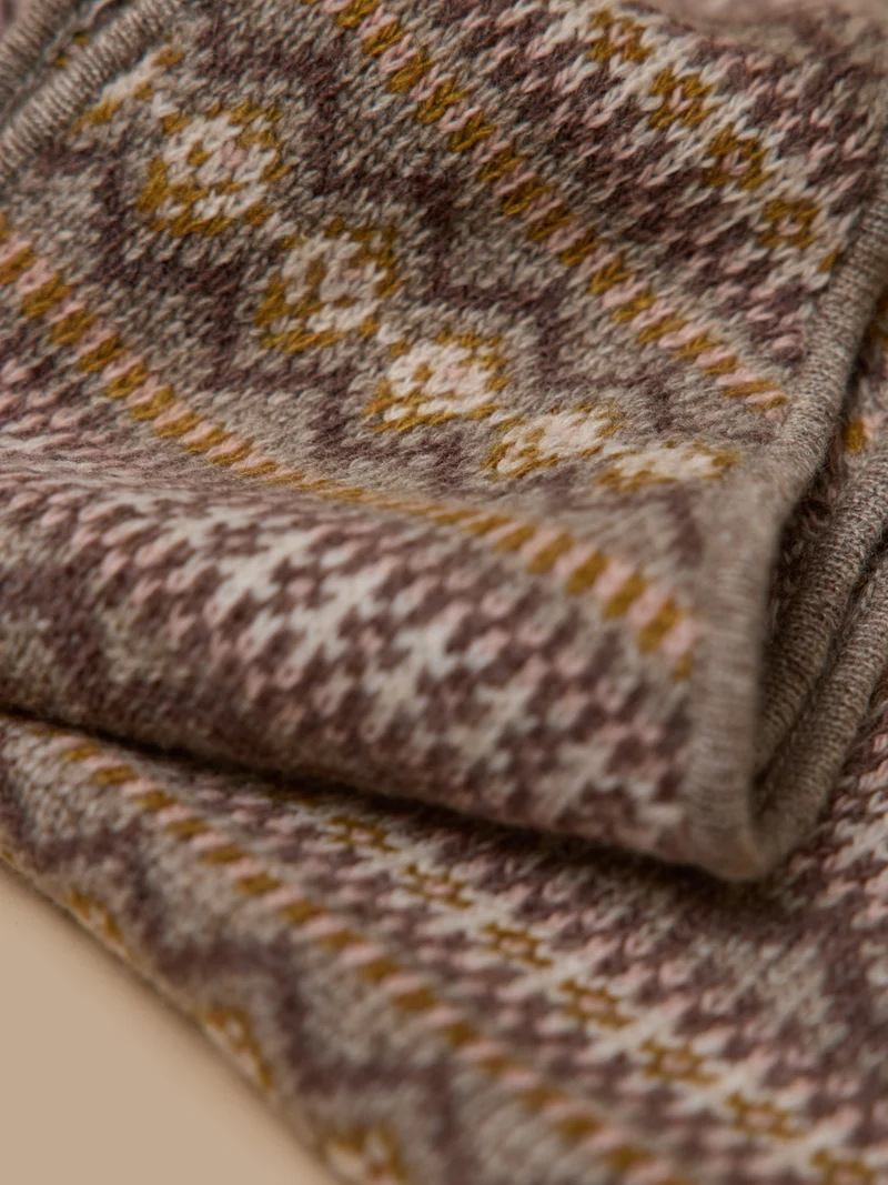 Dreiecksschal mit Jacquard-Muster, für Erwachsene