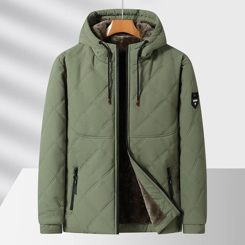 Elegant Fleece Lined Puffer Jacket
