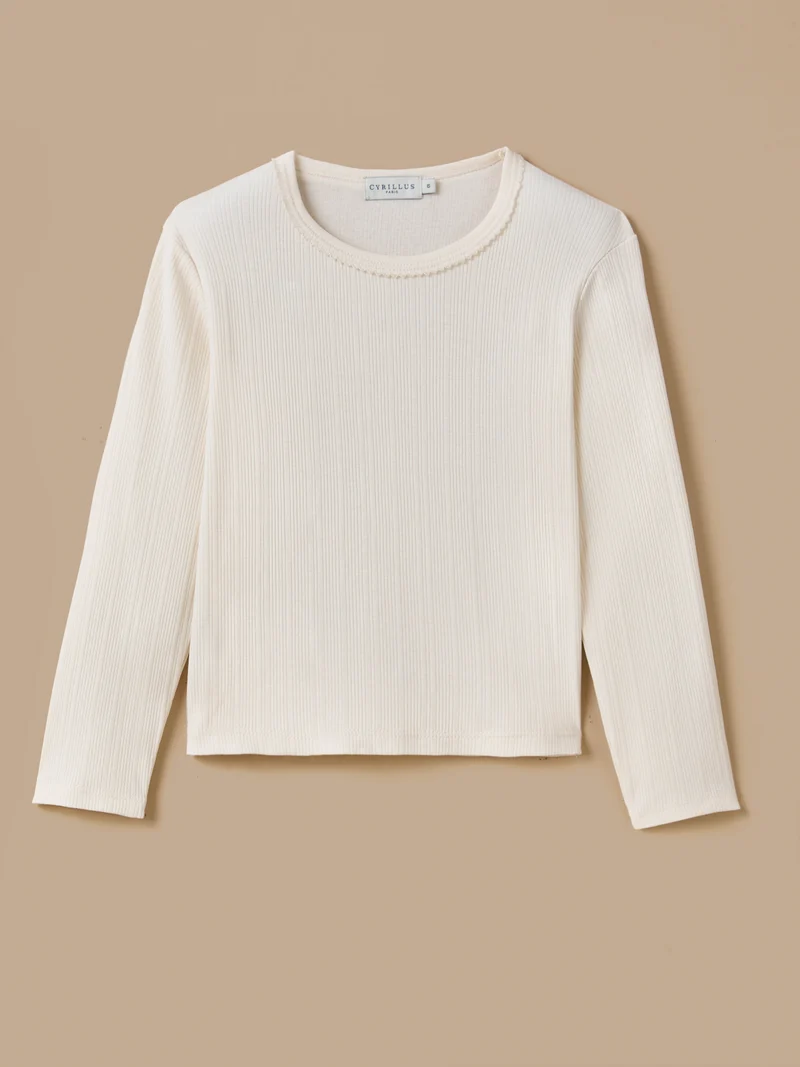 Mädchen-T-Shirt, Langarm