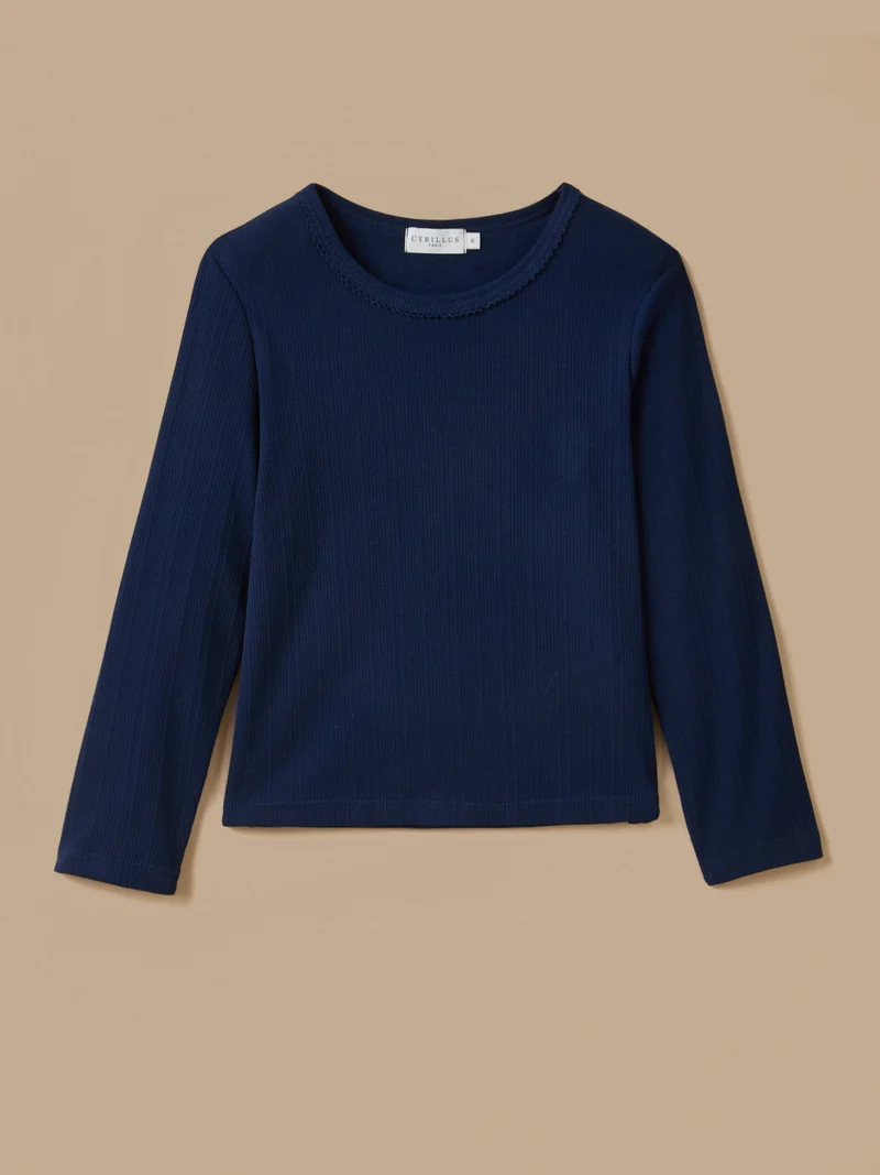 Mädchen-T-Shirt, Langarm