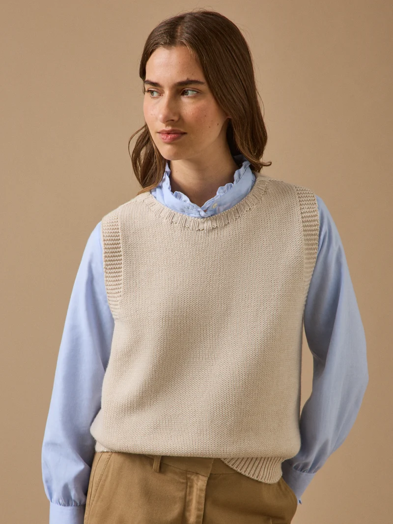Damenpullover aus Merinowolle - Cyrillus X les 3 Tricoteurs