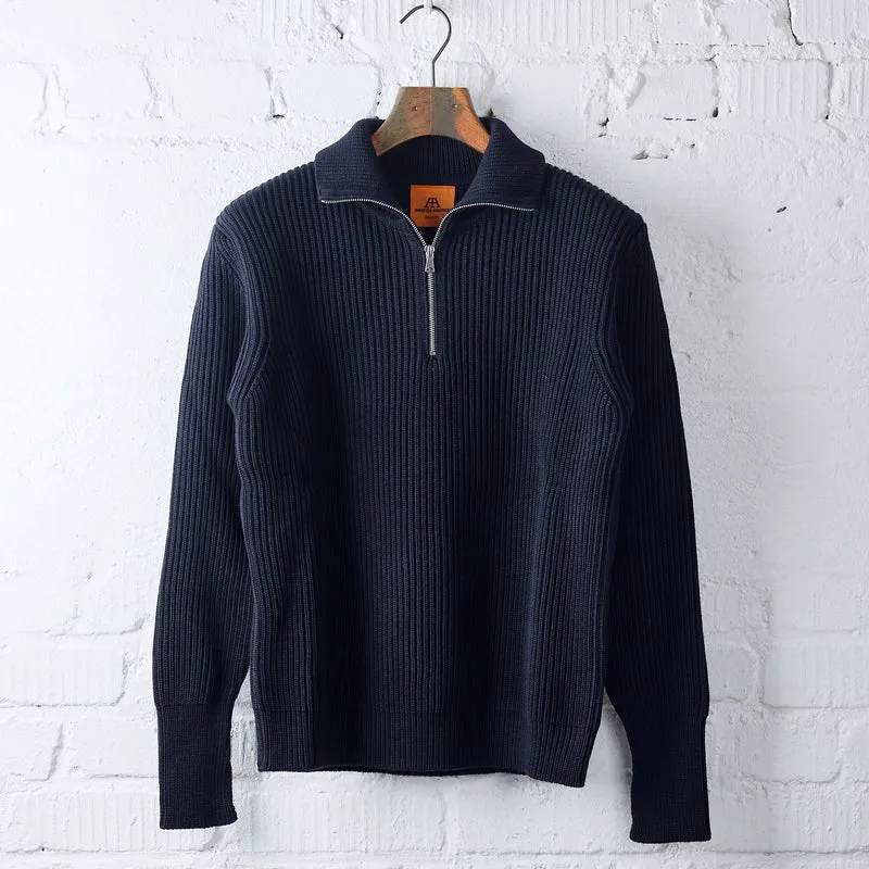 Herren Pullover | Half-Zip Pullover mit regulärer Passform für kalte Wintertage
