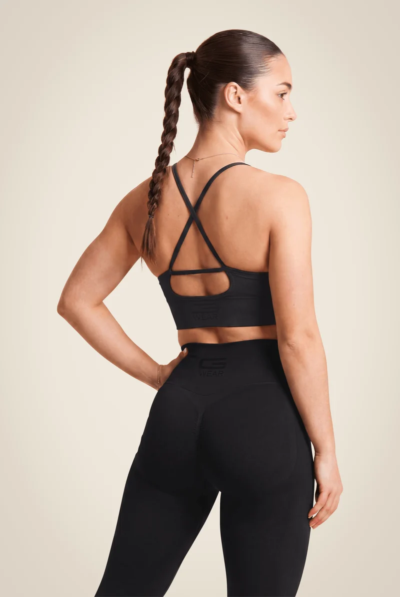 Olivia Sports Bra & Leggings Set - Black