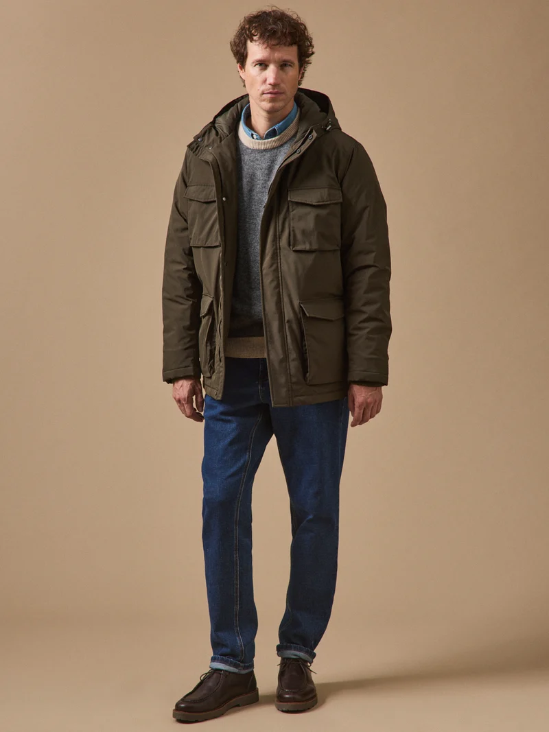 Kurzer Herren-Parka