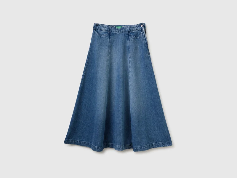 Jeans-Midirock