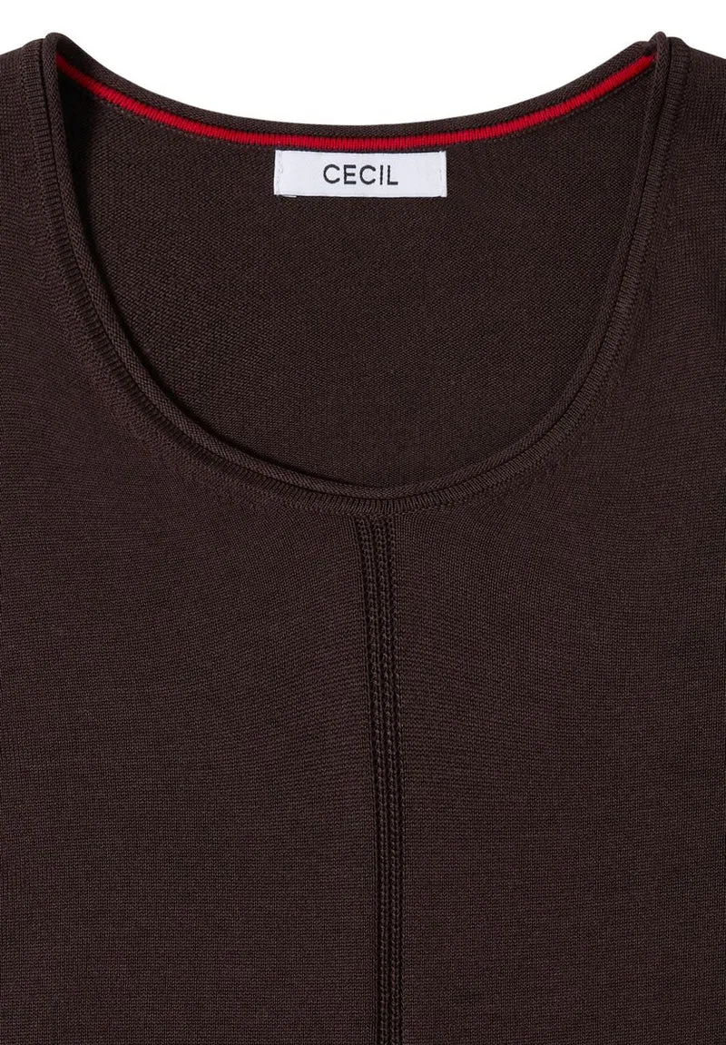 Basic Pullover mit Rundhals