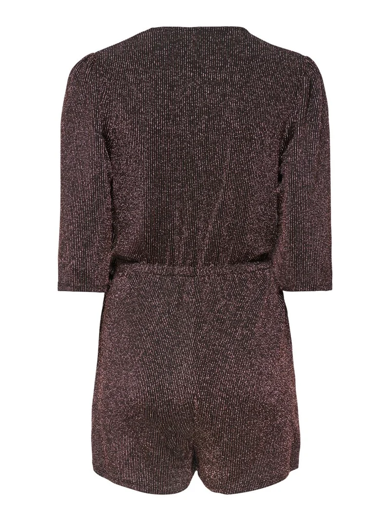 ONLCAROL GLITTER 3/4 PLAYSUIT CS JRS