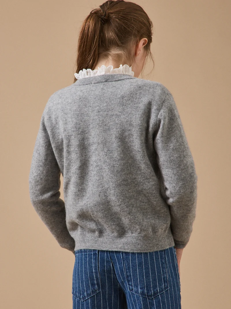 Mädchen-Cardigan aus Kaschmir