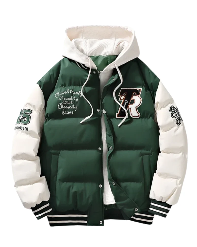 Elegant Hooded Puffer Jacket