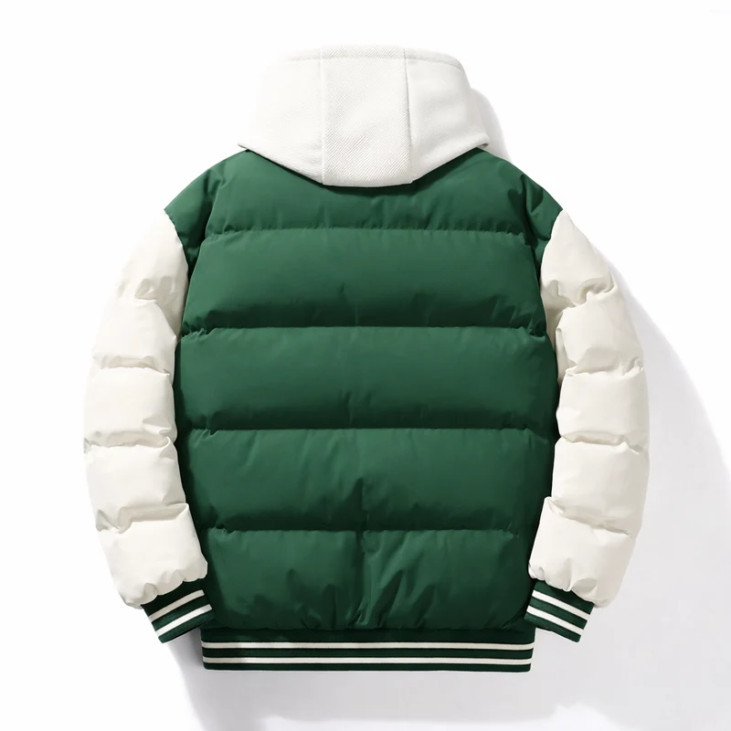 Elegant Hooded Puffer Jacket