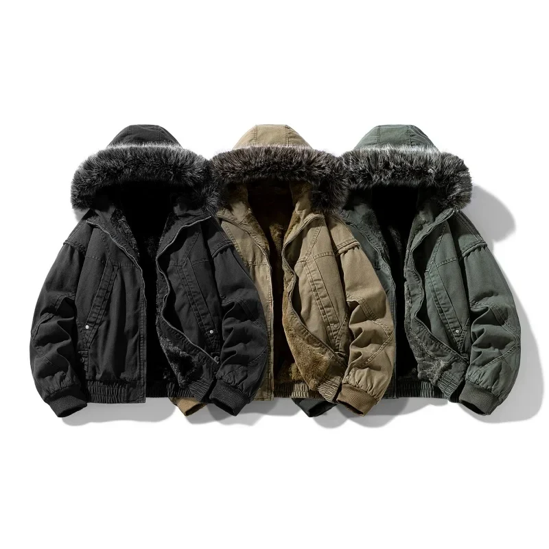 Elegant Fleece Lined Cargo Jacket