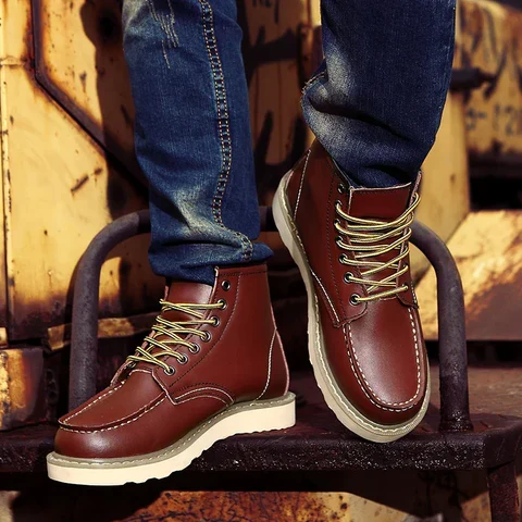 Leather Retro Boots
