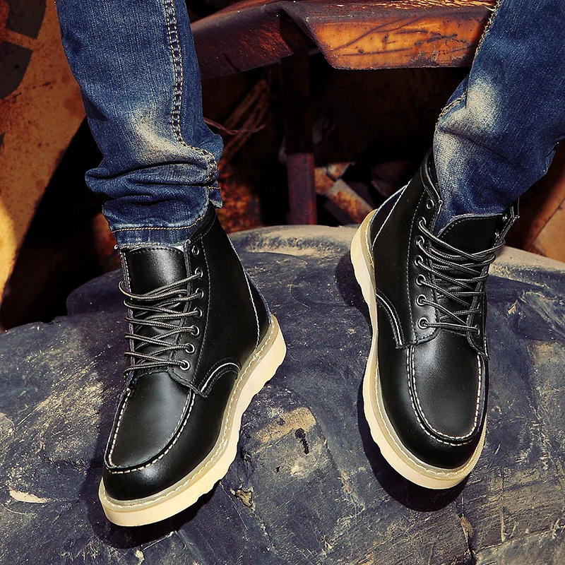 Leather Retro Boots