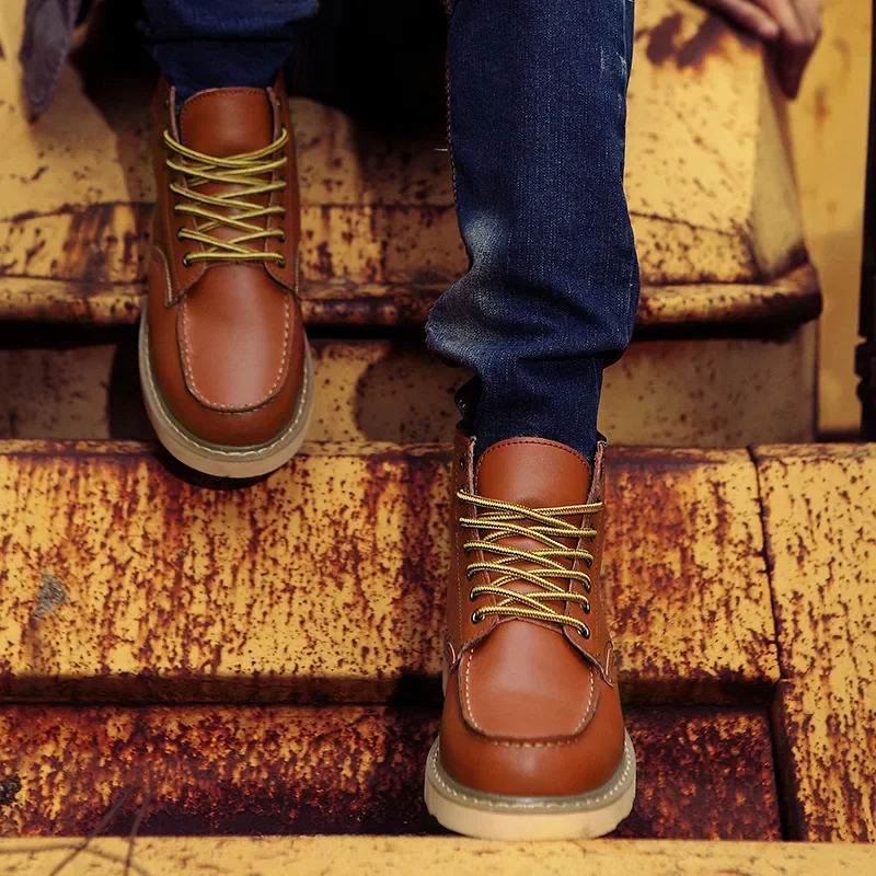 Leather Retro Boots